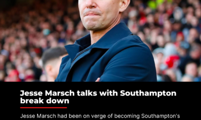 Jesse Marsch talks with Southampton break down