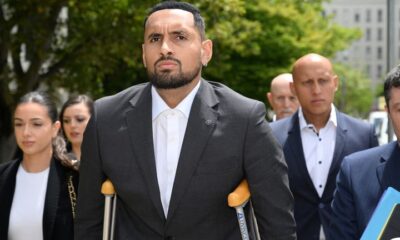 Tennis player Nick Kyrgios confesses to assaulting former girlfriend but avoids legal punishment.
