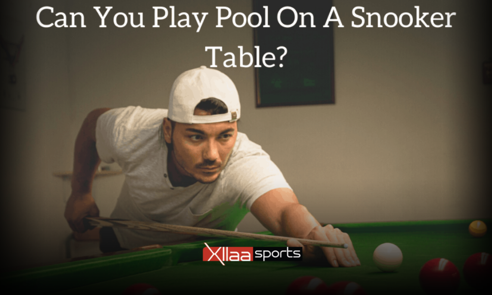 Can you play snooker on a pool table?
